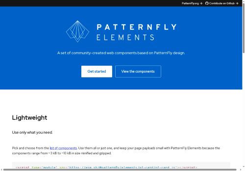 patternflyelements.org capture - 2025-07-03 03:38:51