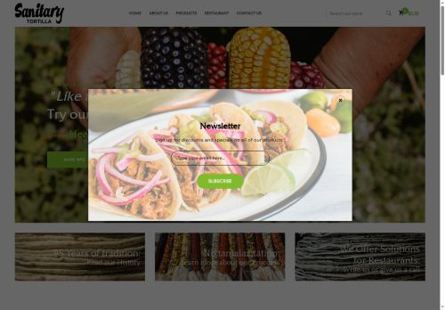 sanitarytortillacompany.com capture - 2025-07-03 04:05:55
