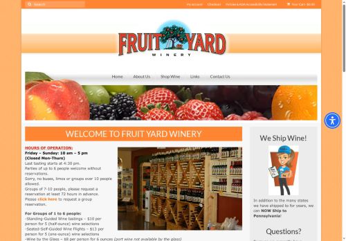 fruityardwinery.com capture - 2025-07-03 05:21:28