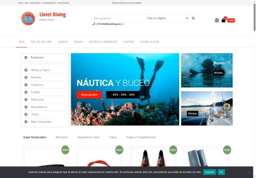 lloretdiving.com capture - 2025-07-03 08:17:04