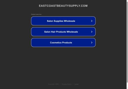 eastcoastbeautysupply.com capture - 2025-07-03 09:06:29
