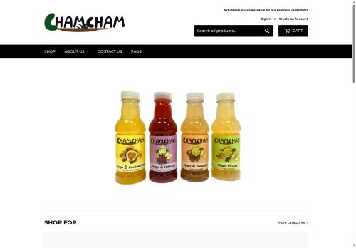 chamchamfoods.com capture - 2025-07-03 11:56:17