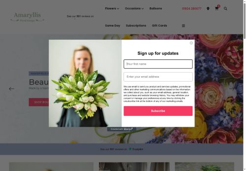 Amaryllis Flowers Ossett capture - 2025-07-03 14:30:04