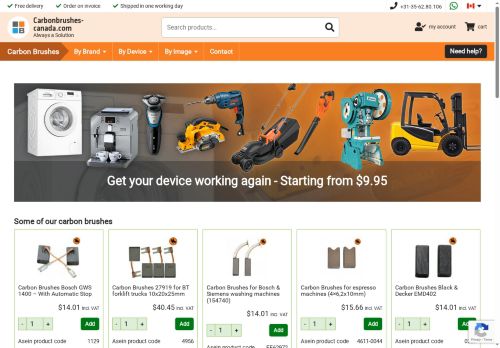 carbonbrushes-canada.com capture - 2025-07-03 15:18:40