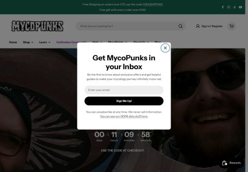 mycologysupply.com capture - 2025-07-03 15:49:44