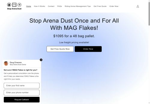 stoparenadust.com capture - 2025-07-03 15:57:07