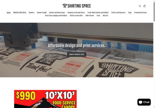 shirtingspree.com capture - 2025-07-03 20:03:57