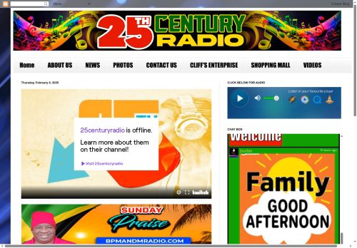 25thcenturyradio.com capture - 2025-07-04 00:44:43