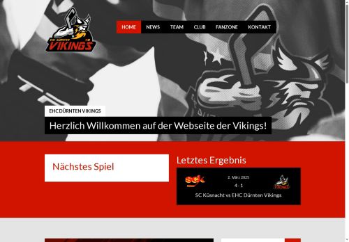 ehc-duernten-vikings.ch capture - 2025-07-04 06:09:47