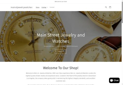 mainstreetjewelryandwatches.com capture - 2025-07-04 11:17:01