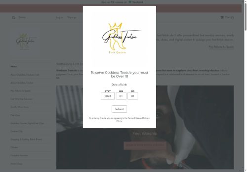 goddesstootsie.com capture - 2025-07-04 12:13:15
