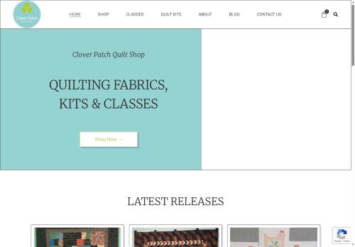 cloverpatchquiltshop.com capture - 2025-07-04 13:43:37