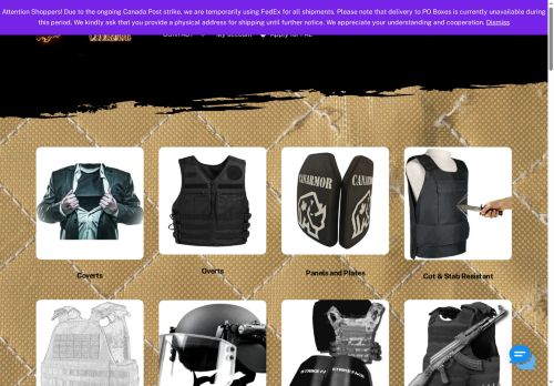 canarmour.com capture - 2025-07-04 21:20:59