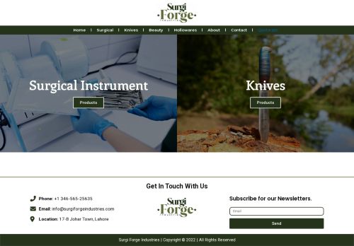 surgiforgeindustries.com capture - 2025-07-05 02:52:24