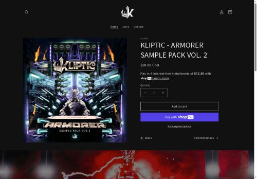 klipticmusic.com capture - 2025-07-05 05:32:04