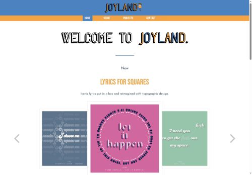 welcometojoyland.com capture - 2025-07-05 06:23:20