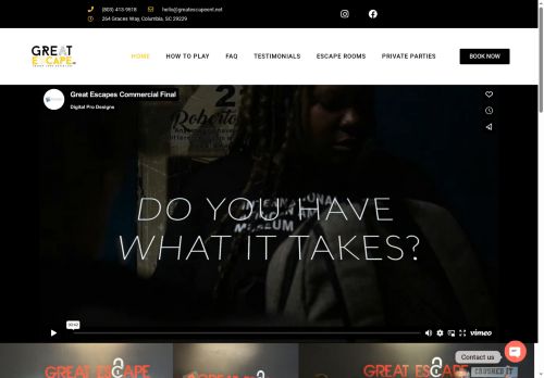 greatescapesc.com capture - 2025-07-05 07:38:33