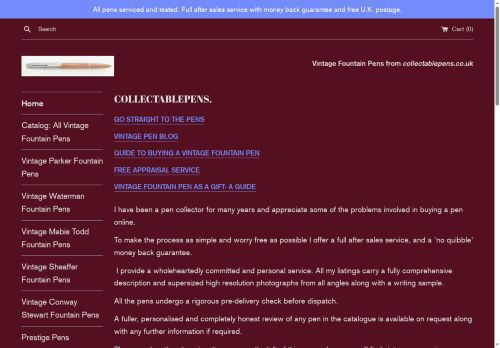 collectablepens.co.uk capture - 2025-07-05 07:44:36