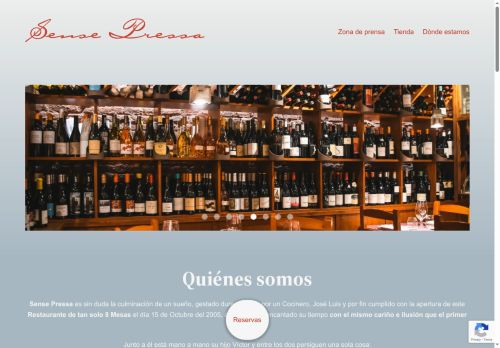 sensepressarestaurant.com capture - 2025-07-05 09:41:29