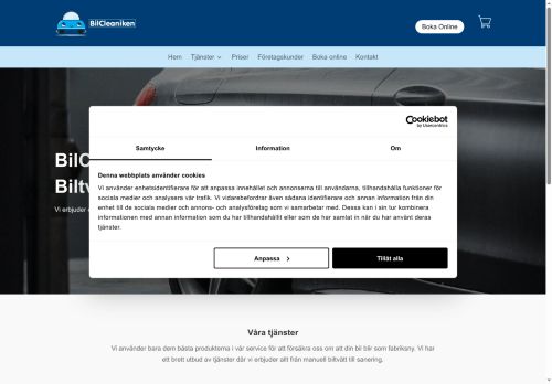 bilcleaniken.se capture - 2025-07-05 11:11:17
