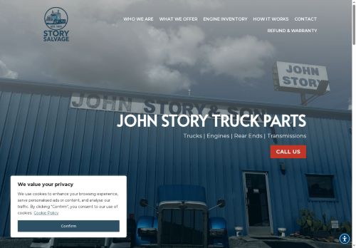 johnstorytruckparts.com capture - 2025-07-05 13:03:04