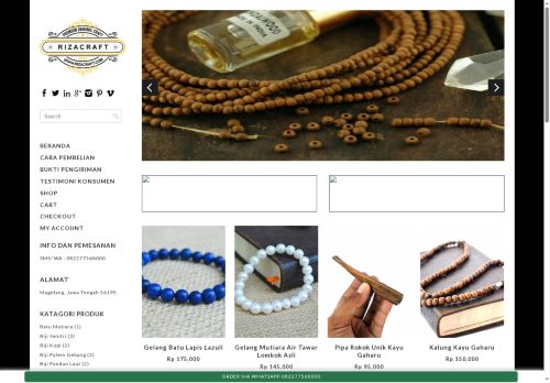 rizacraft.com capture - 2025-07-05 14:25:46