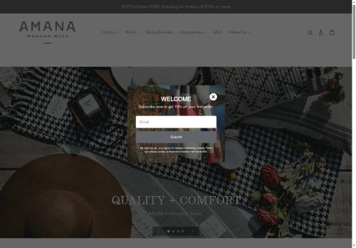 amanawoolenmill.com capture - 2025-07-05 17:21:40