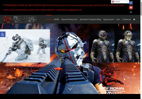 skyroninarmory.com capture - 2025-07-05 23:33:47