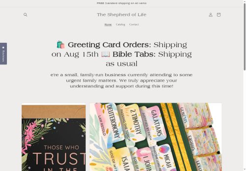 theshepherdoflife.com capture - 2025-07-06 05:53:46