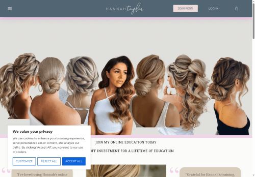 hannahtaylorhair.com capture - 2025-07-06 08:02:35