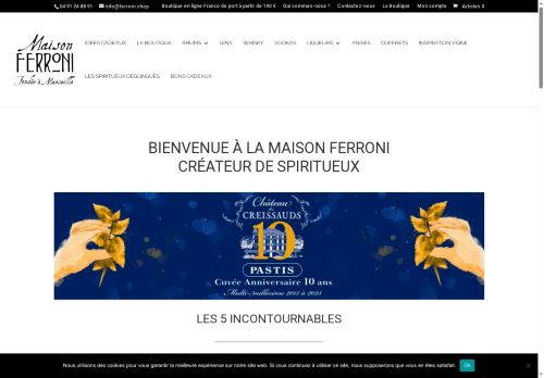 ferroni.shop capture - 2025-07-06 11:12:19