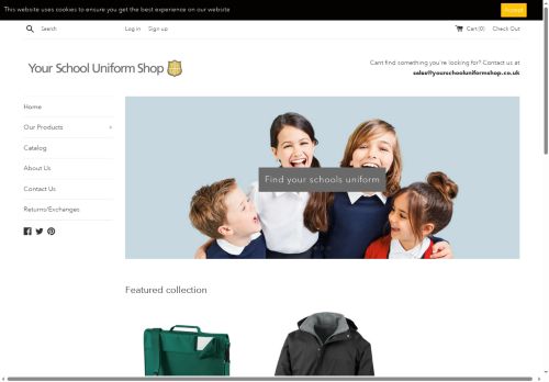 yourschooluniformshop.co.uk capture - 2025-07-06 13:32:50