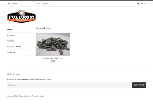 fulcrumsaw.com capture - 2025-07-06 14:07:46