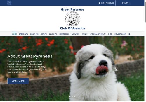 greatpyrenees.club capture - 2025-07-06 16:03:48