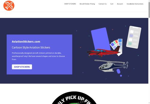 aviationstickers.com capture - 2025-07-06 16:33:08