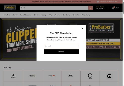 probarberclippersupply.com capture - 2025-07-06 16:48:08