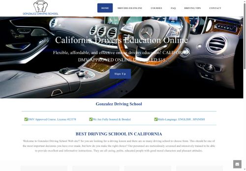 gonzalezdrivingschool.com capture - 2025-07-06 19:19:01