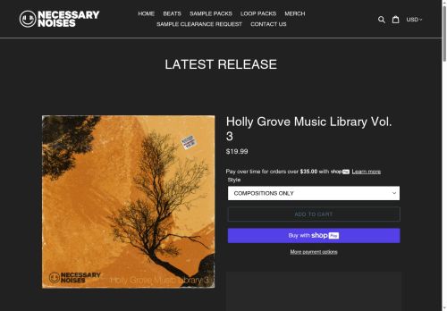 necessarynoises.com capture - 2025-07-06 20:01:12