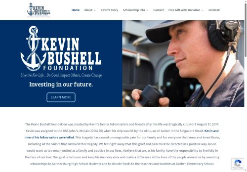 kevinbushellfoundation.org capture - 2025-07-06 22:23:53