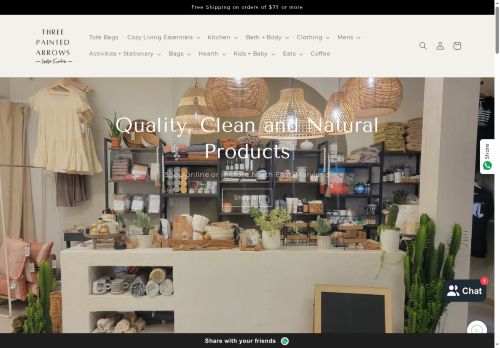 threepaintedarrows.com capture - 2025-07-07 03:33:15