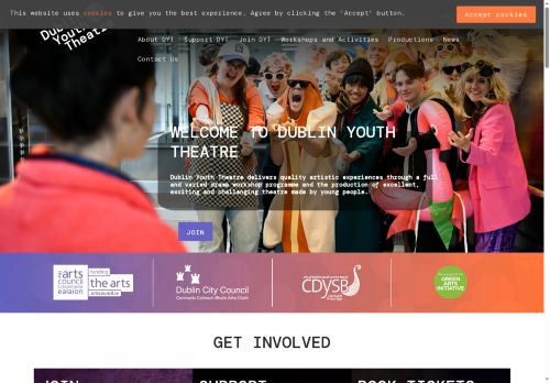 dublinyouththeatre.com capture - 2025-07-07 06:43:12