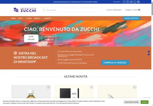colorificiozucchi.com capture - 2025-07-07 10:46:13