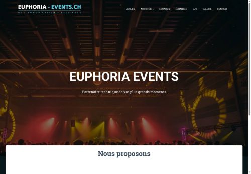 euphoria-events.ch capture - 2025-07-07 14:28:01