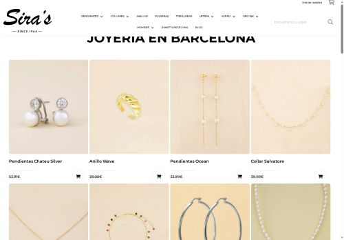 sirasjewelry.com capture - 2025-07-07 14:31:49