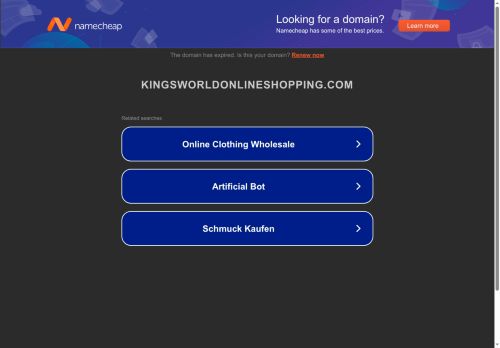 kingsworldonlineshopping.com capture - 2025-07-07 17:19:02