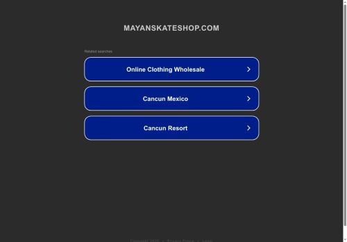 mayanskateshop.com capture - 2025-07-07 18:59:12