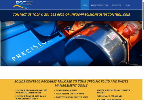 precisionsolidscontrol.com capture - 2025-07-07 22:02:24