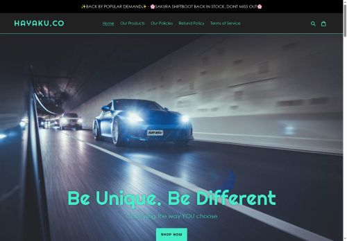 hayakuco.com capture - 2025-07-07 23:23:53