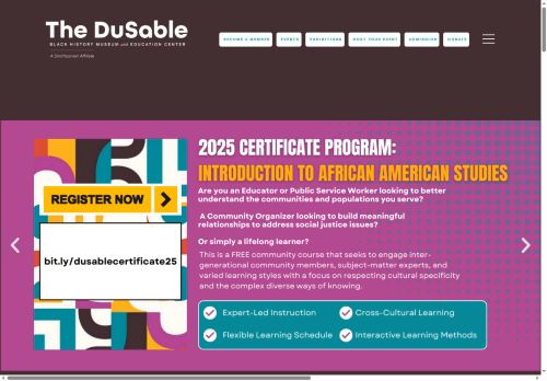 The DuSable Black History Museum and Education Center capture - 2025-07-07 23:42:29