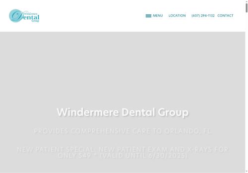 Windermere Dental Group capture - 2025-07-08 00:16:40